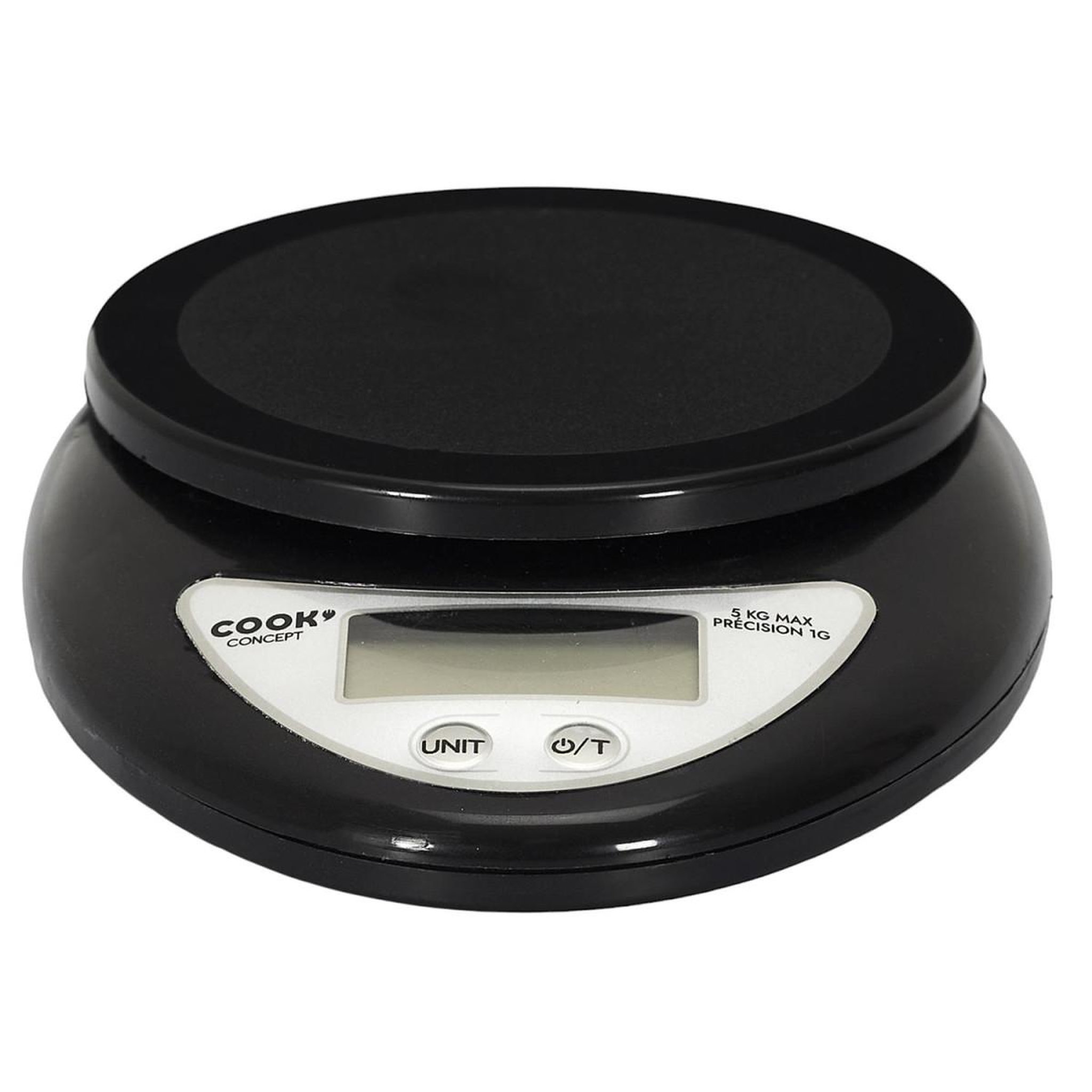 Voir la diapositive 2 : COOK CONCEPT Balance de cuisine électronique  compacte  16cm noir
