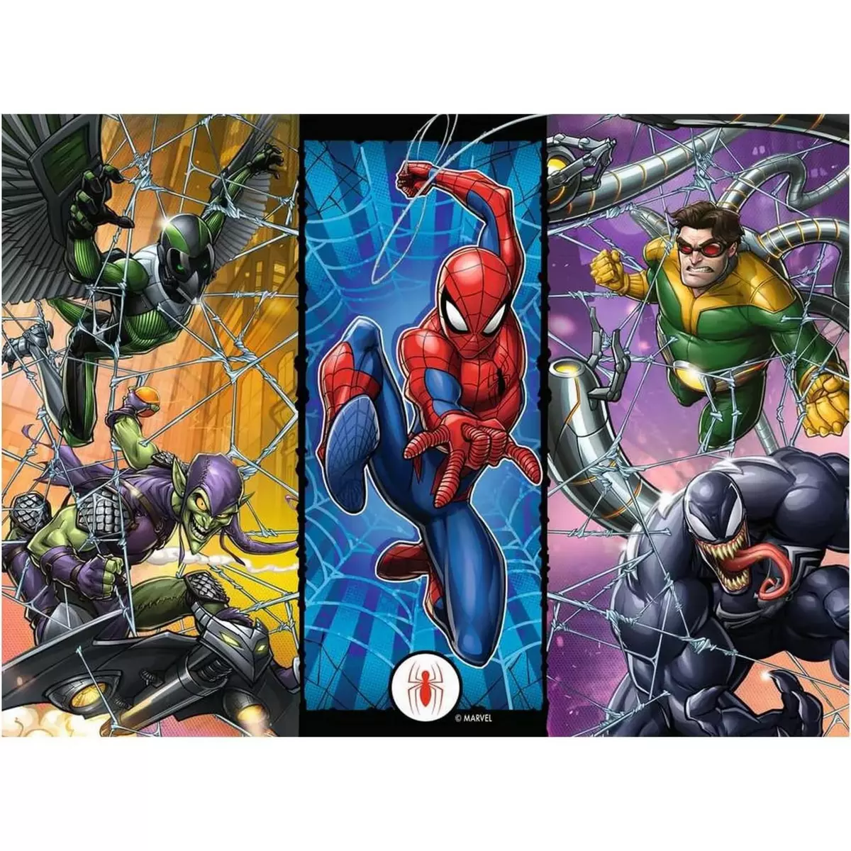 RAVENSBURGER Puzzle 300 pièces XXL : Spiderman : L'univers de l'homme araignée