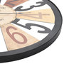 Voir la diapositive 4 : VIDAXL Horloge murale Metal 60 cm Multicolore