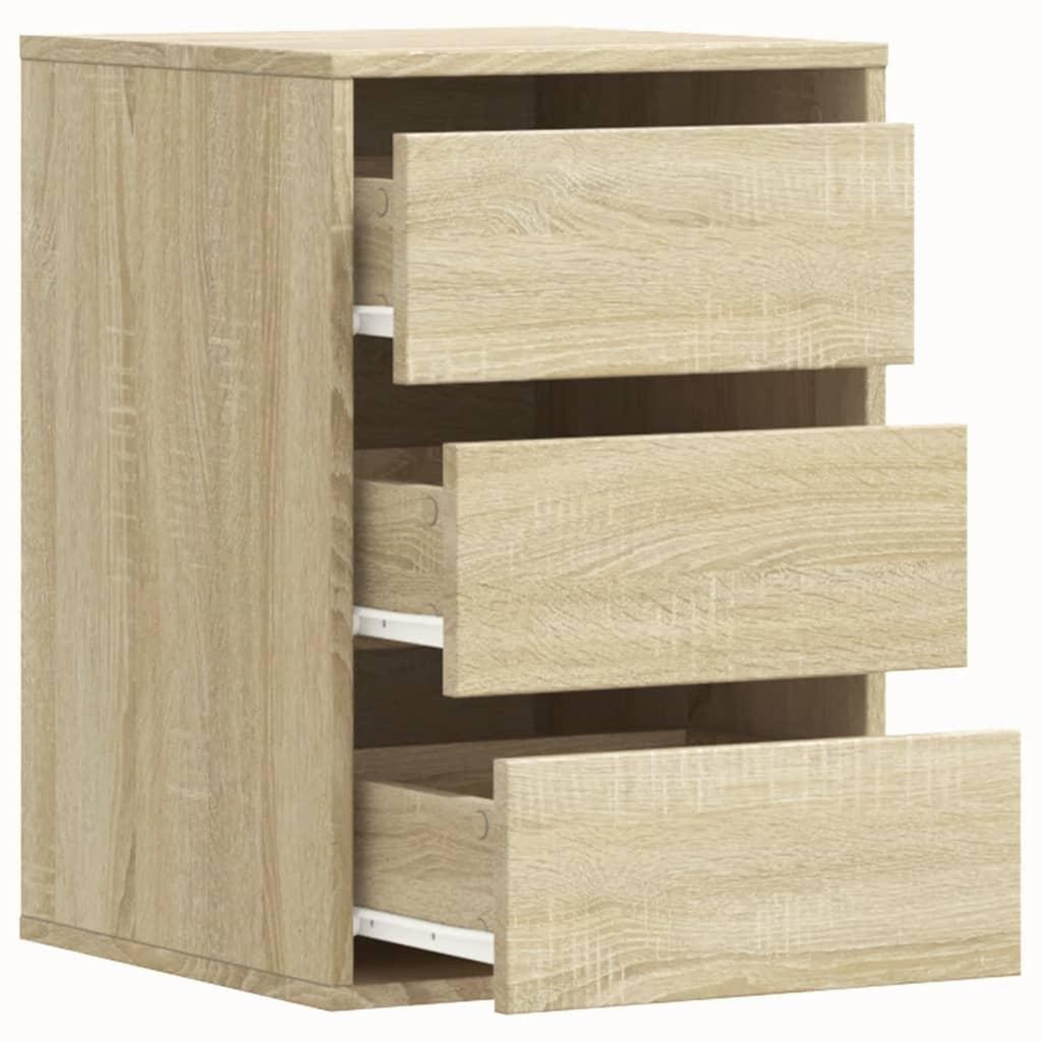 Voir la diapositive 5 : VIDAXL Commode d'angle chene sonoma 40x41x58 cm bois d'ingenierie