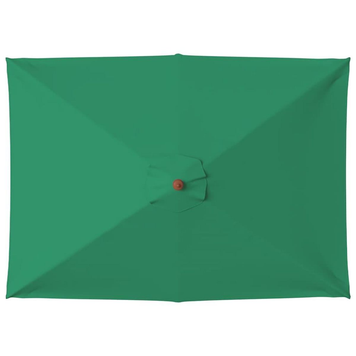 VIDAXL Parasol d'exterieur avec mat en bois 150x200 cm vert