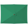 Voir la diapositive 3 : VIDAXL Parasol d'exterieur avec mat en bois 150x200 cm vert