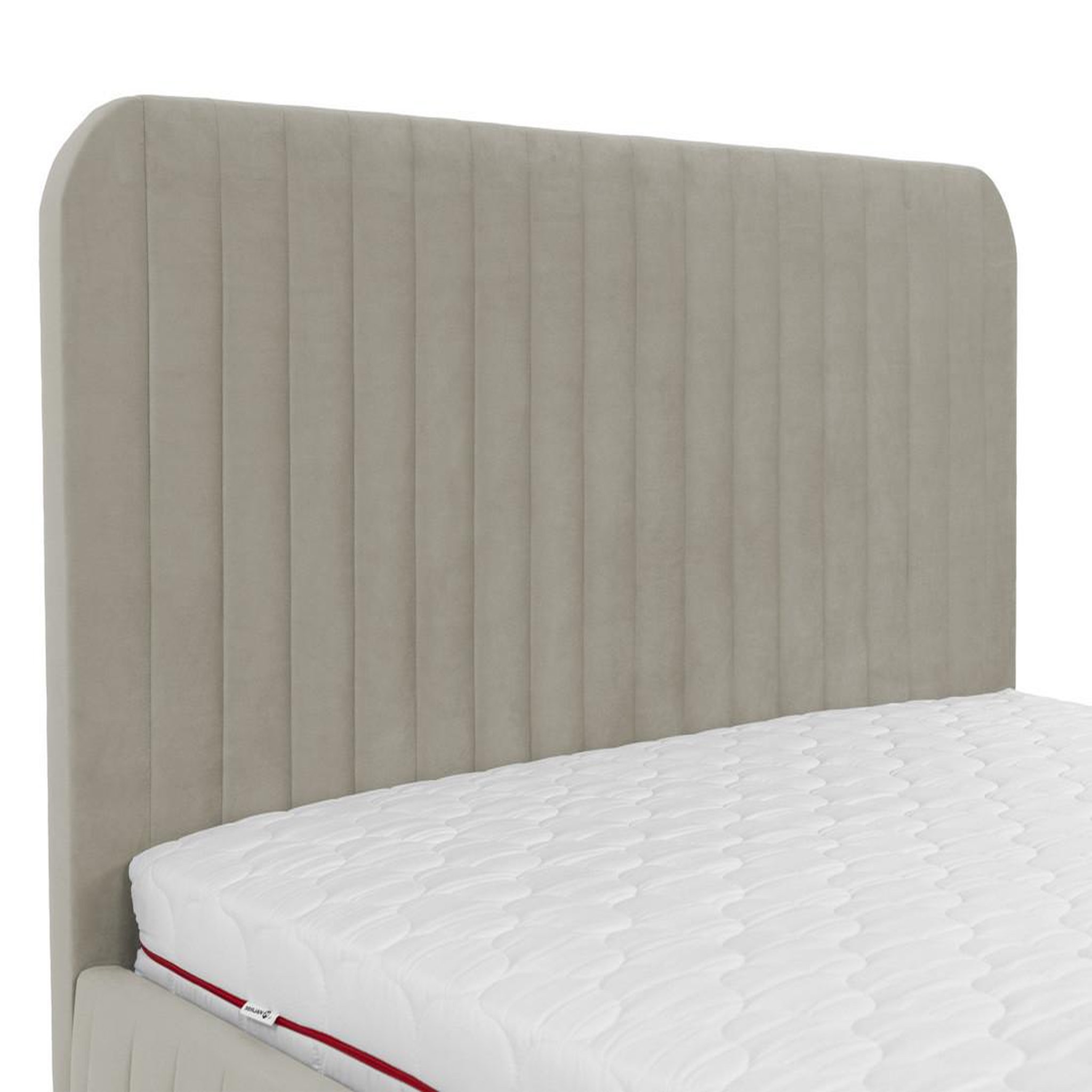 Voir la diapositive 3 : BEST MOBILIER Stuart - lit coffre - 180x200 cm - sommier inclus - en velours