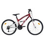 Voir la diapositive 1 : FREERIDER Vélo enfant (140/160 cm) - VTT 24'' Tout Suspendu Freerider - 18 Vitesses Indexées - Fourche télescopique - Dérailleur Shimano - Freins V-brake