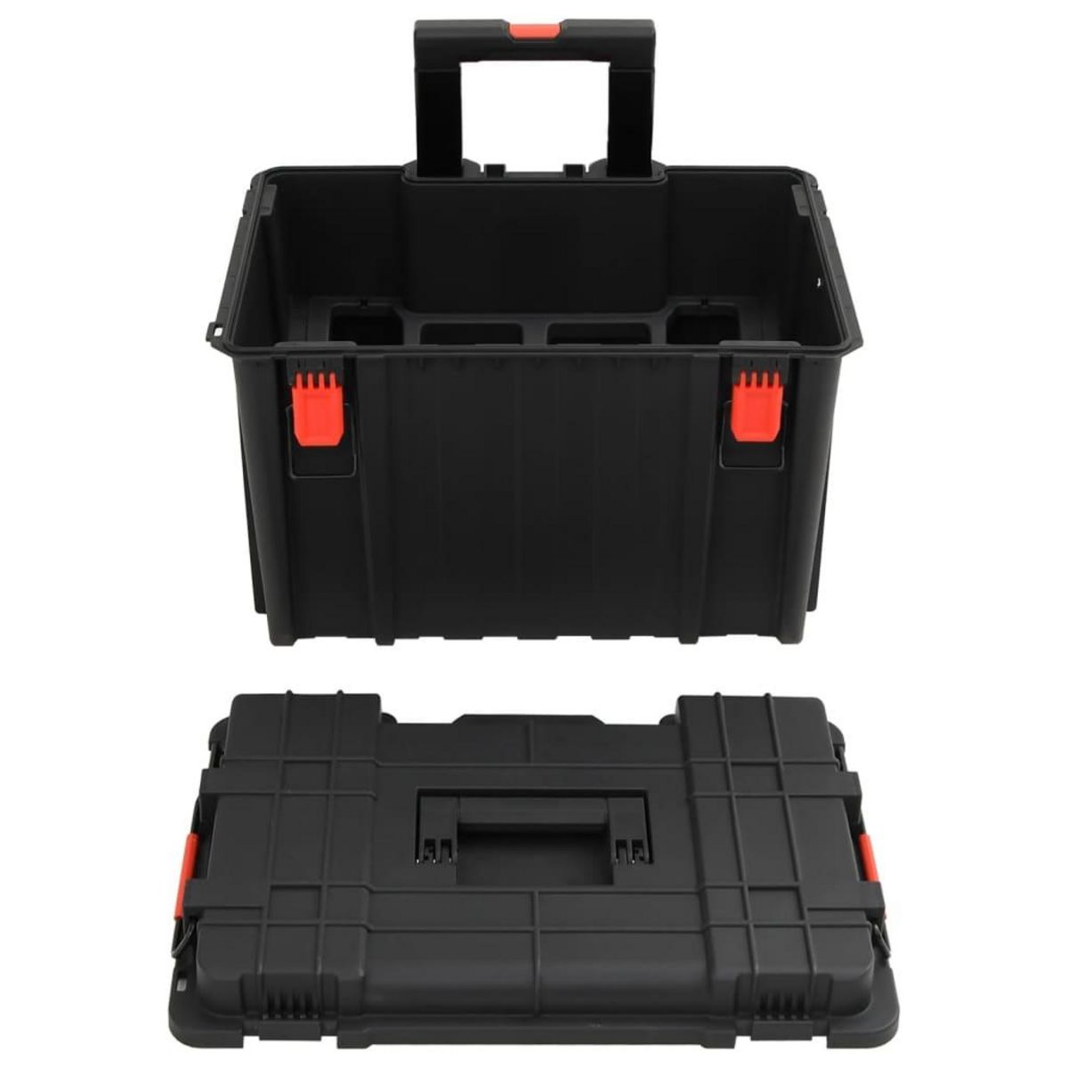 VIDAXL Valise de vol portable Noir 56,5x45,5x48 cm PP
