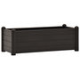 Voir la diapositive 2 : VIDAXL Lit sureleve de jardin PP Anthracite 100x43x35 cm