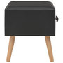 Voir la diapositive 5 : VIDAXL Table de chevet Noir 40x35x40 cm Similicuir