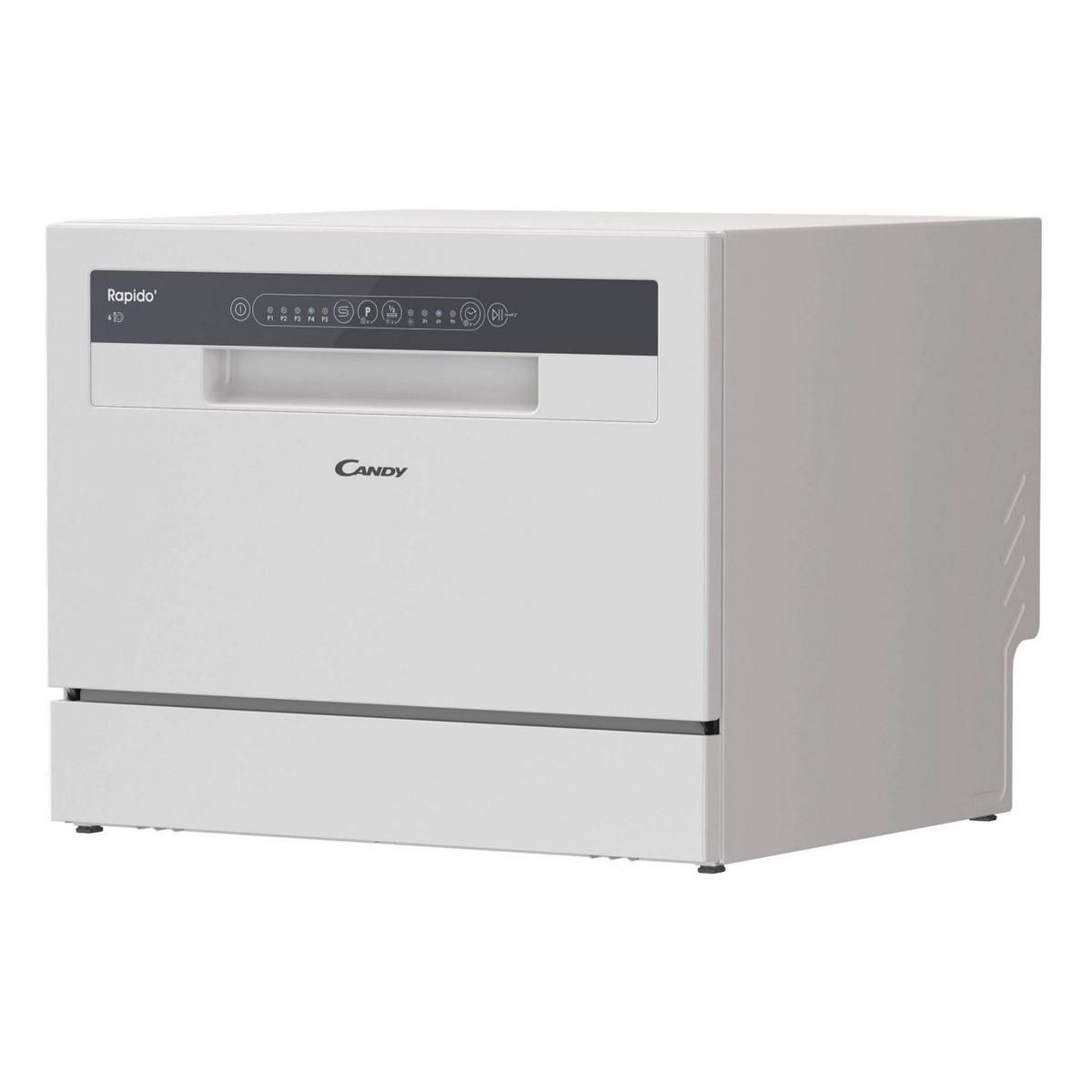 Candy Mini lave-vaisselle compact 6 couverts 51db - CP6E51LW