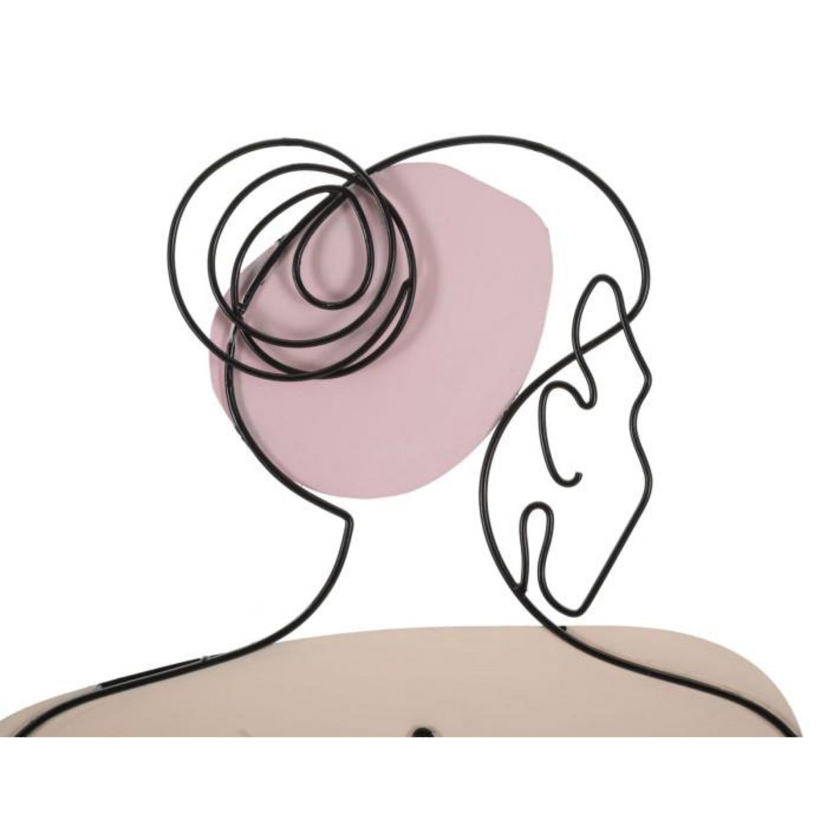 Paris Prix Décoration Murale en Métal  Lady Flower  90cm Multicolore