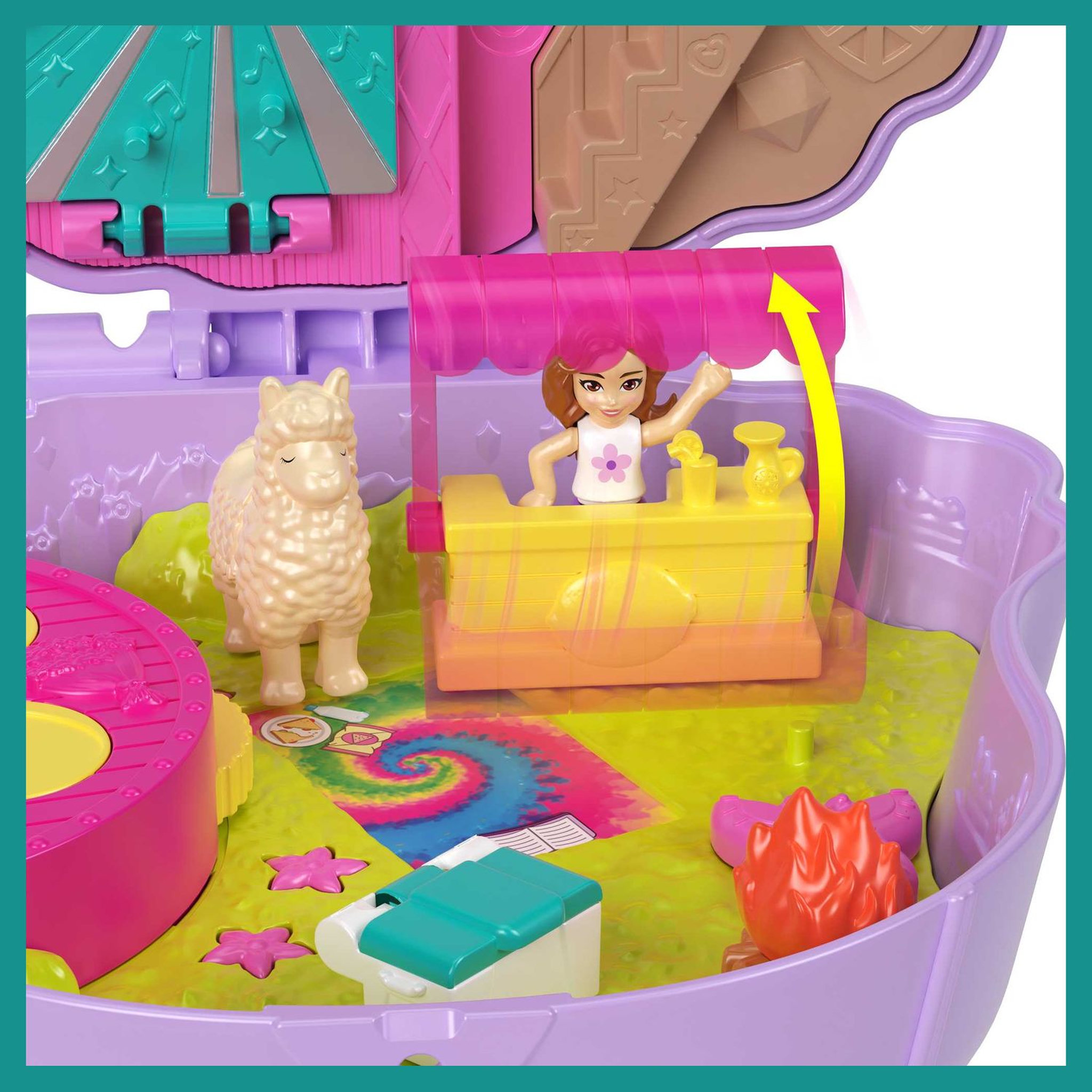 Voir la diapositive 5 : POLLY POCKET Coffret Aventure du lama Polly Pocket