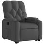 Voir la diapositive 4 : VIDAXL Fauteuil inclinable Gris fonce Tissu