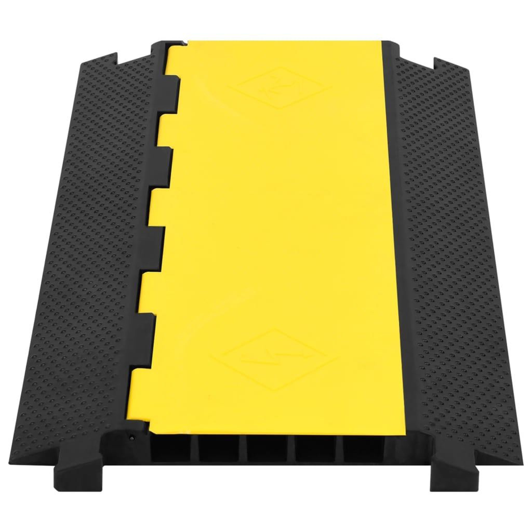 Voir la diapositive 3 : VIDAXL Rampe de protection de cable avec 5 canaux 90 cm caoutchouc