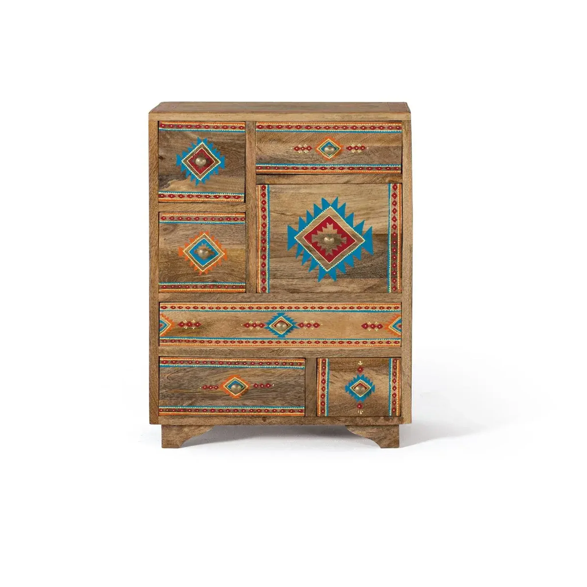 GINER Y COLOMER SL Meuble d'appoint en bois de manguier 42 cm style ethnique contemporain