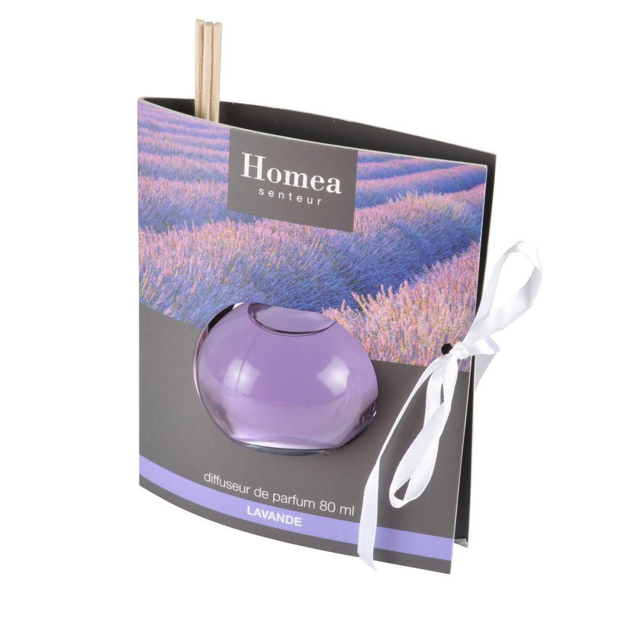 Voir la diapositive 2 : HOMEA Diffuseur de parfum  boule  80ml lavande