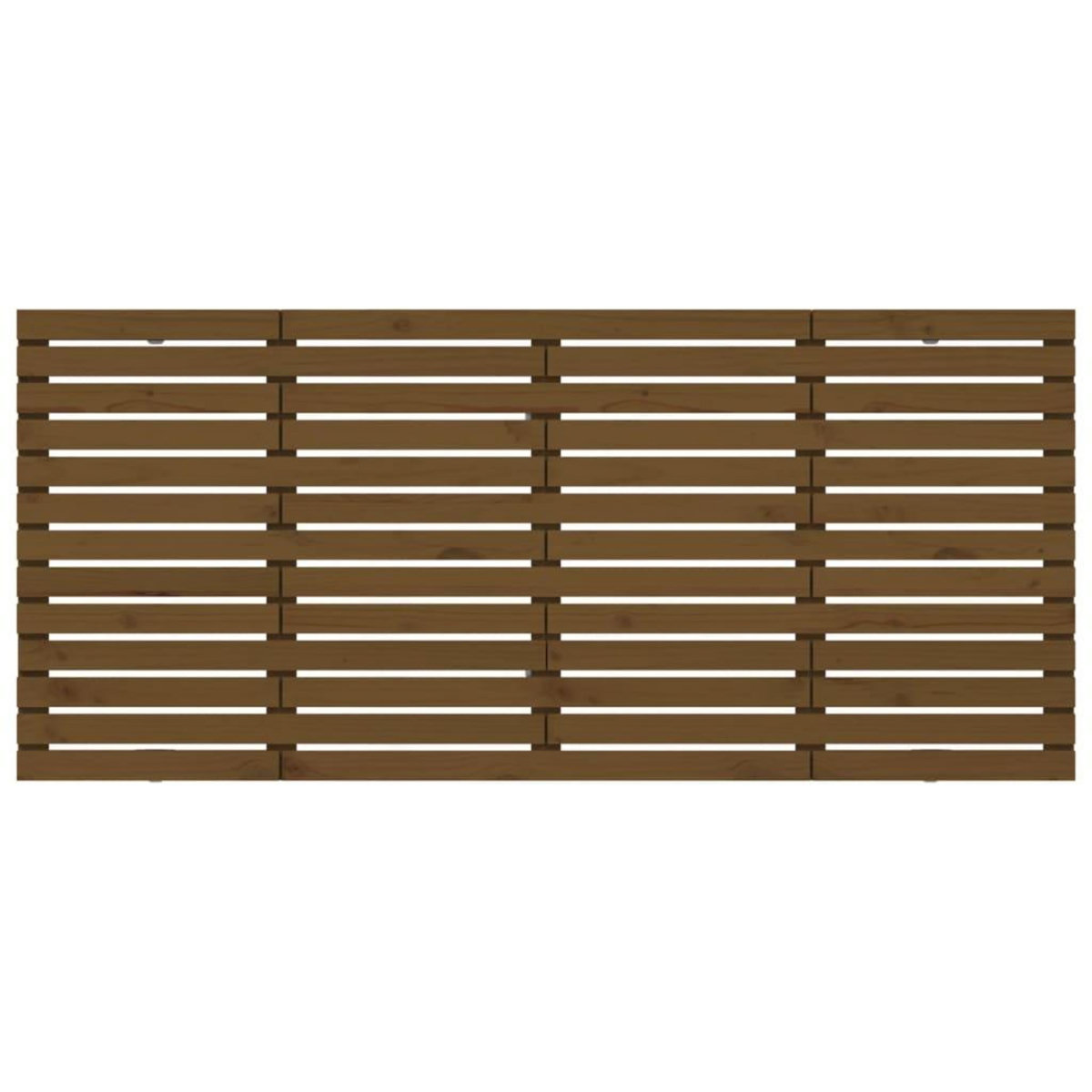 VIDAXL Tete de lit murale Marron miel 156x3x91,5 cm Bois massif de pin