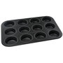 Voir la diapositive 1 : ZENKER Moule à muffins 12 empreintes 38 x 26 cm Zenker Black Metallic