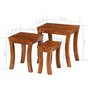 Voir la diapositive 6 : VIDAXL Table gigogne 3 pcs Bois massif d'acacia 50x35x50 cm Marron