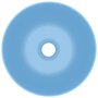Voir la diapositive 4 : VIDAXL Lavabo de salle de bain Ceramique Bleu clair Rond