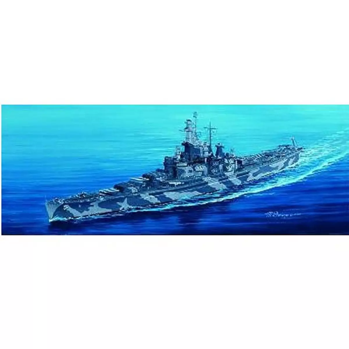 Trumpeter Maquette bateau : Cuirassé USS BB-60 Alabama