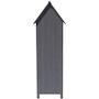 Voir la diapositive 4 : Habitat et Jardin Armoire de jardin  Cabanon  - 77 x 54.5 x 179 cm - Anthracite