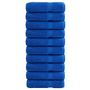 Voir la diapositive 1 : VIDAXL Essuie mains de qualité supérieure SOLUND 10 pcs bleu 600 g m²