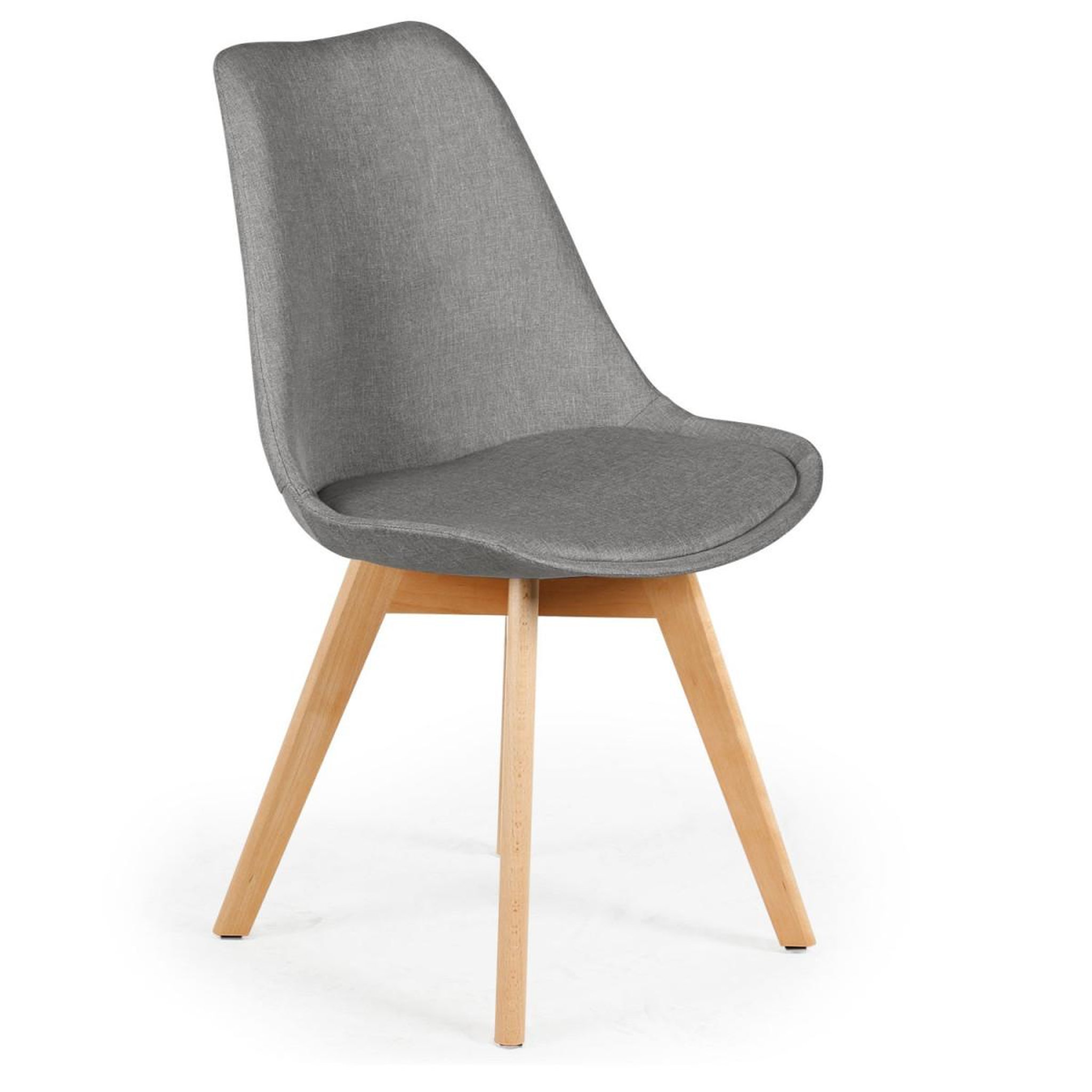 Voir la diapositive 3 : Paris Prix Lot de 4 chaises design  wellington  79cm gris