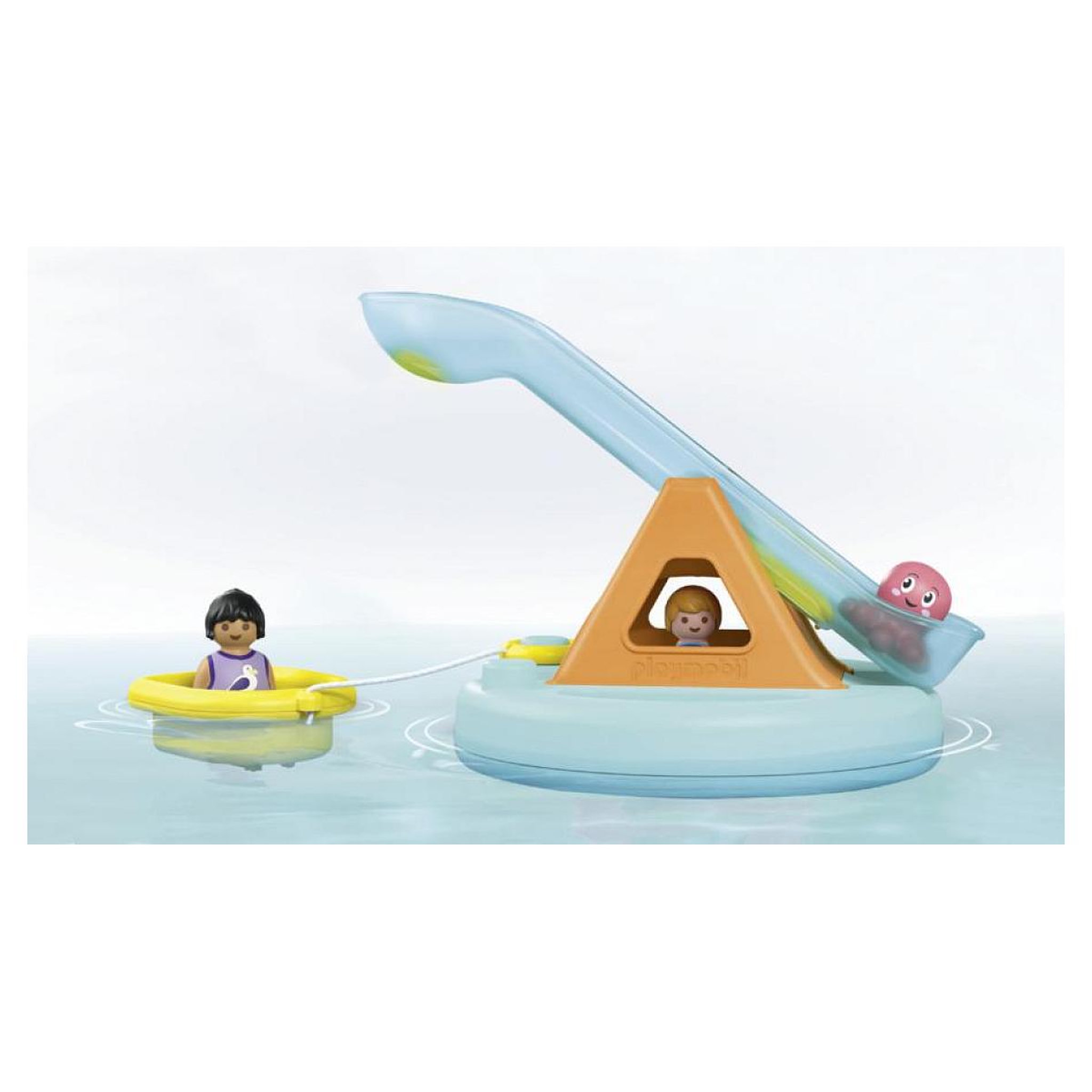 Voir la diapositive 5 : PLAYMOBIL 71687 - Ilôt avec toboggan aquatique