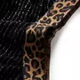 VIDAXL Jupe pour enfants avec ceinture leopard noir 140