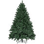 Voir la diapositive 1 : HOMCOM Sapin de Noël artificiel H.210 cm 1674 branches épines grand réalisme métal PVC PE vert