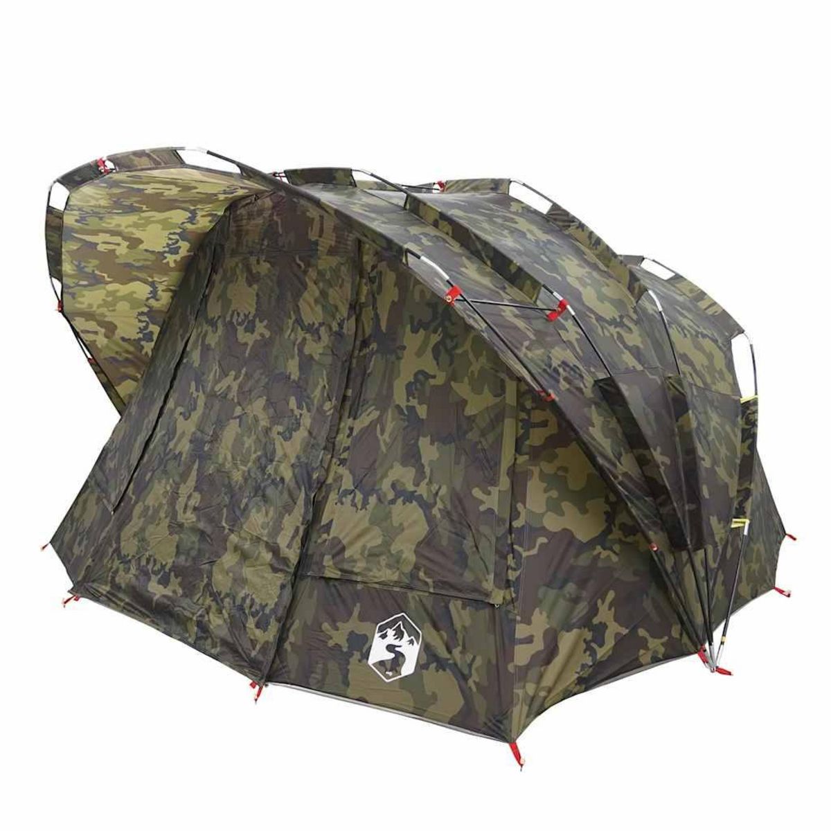 VIDAXL Tente de peche 5 personnes camouflage impermeable