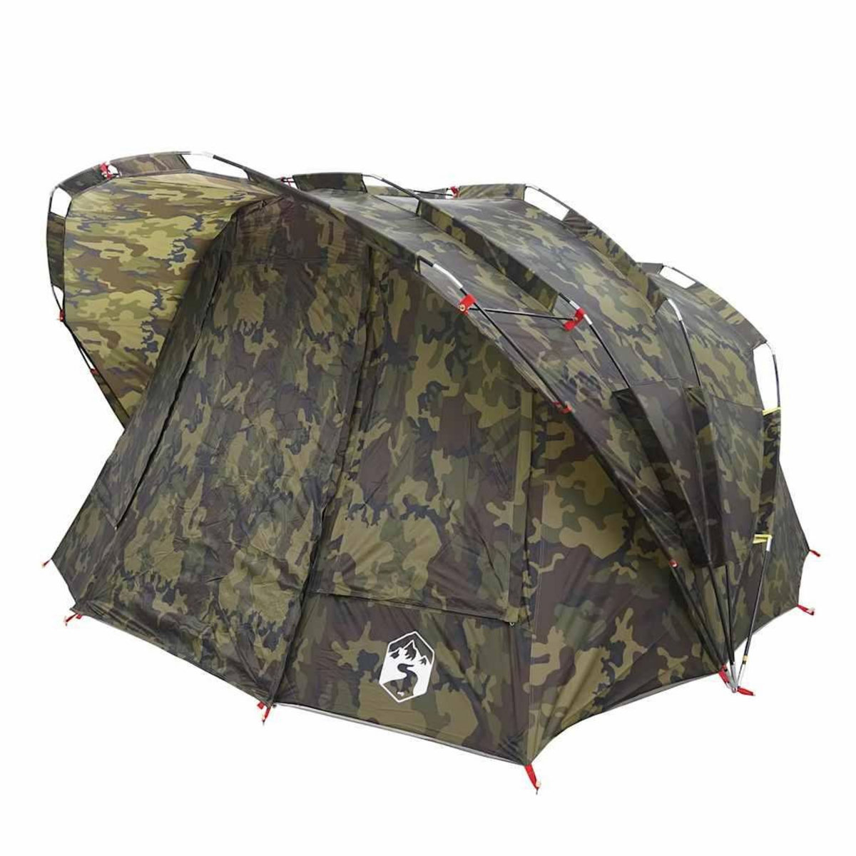 VIDAXL Tente de peche 5 personnes camouflage impermeable