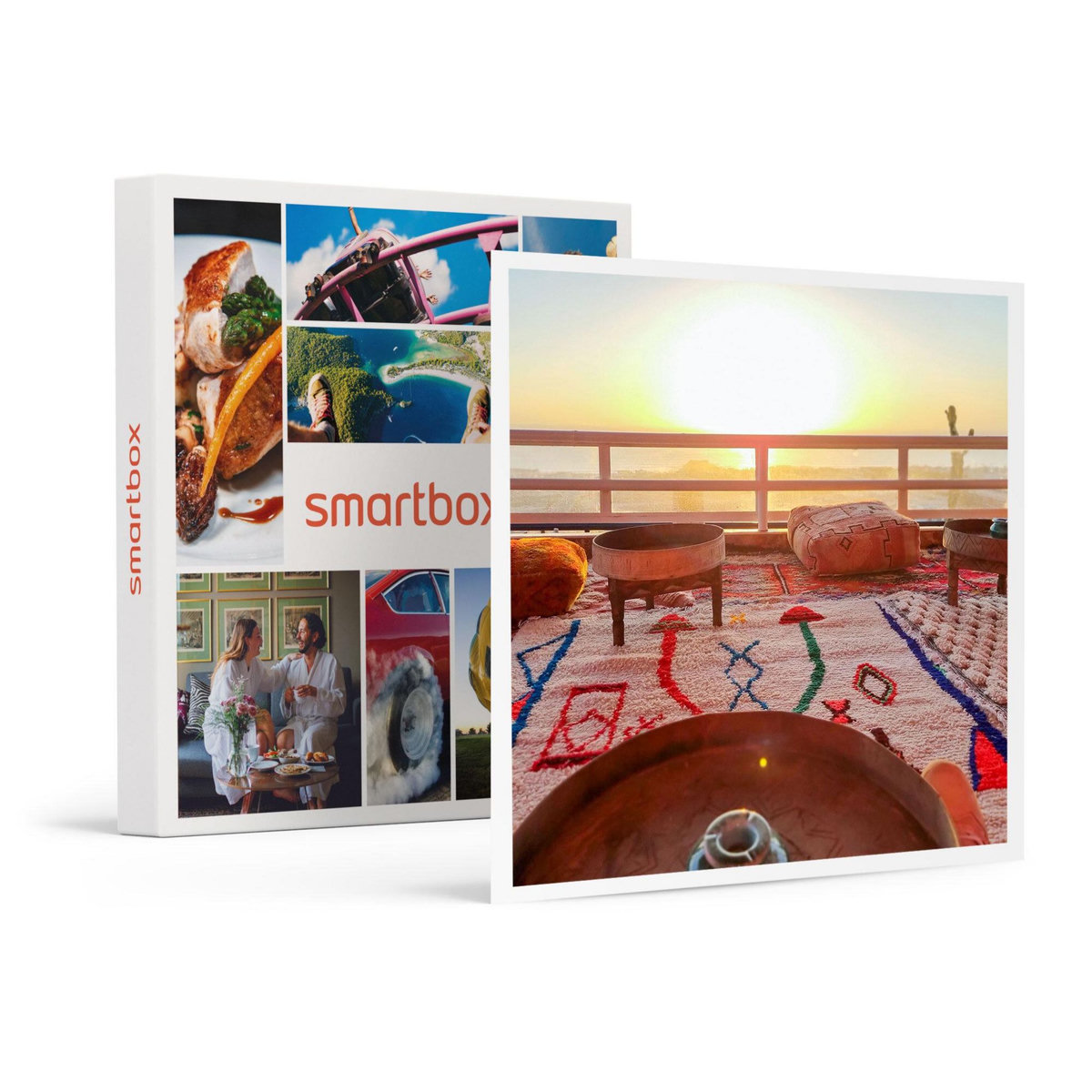 Smartbox Séjour au Maroc : 4 jours en riad avec dîner et 4 sessions de surf ou de yoga près d'Agadir - Coffret Cadeau Séjour