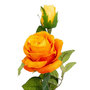 Voir la diapositive 2 : ATMOSPHERA Tige Rose Artificielle Dégradé  Beky  46cm Orange