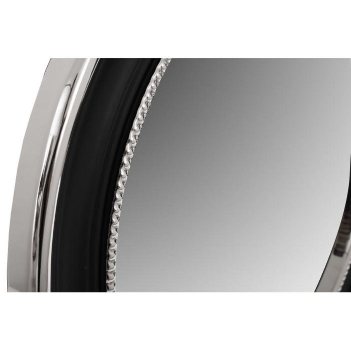 Paris Prix Miroir Mural Design  Eleganca  58cm Argent & Noir