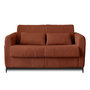 Voir la diapositive 1 : LISA DESIGN Owen - canapé 3 places convertible express couchage quotidien 140 cm matelas 12 cm en velours côtelé grosses côtes
