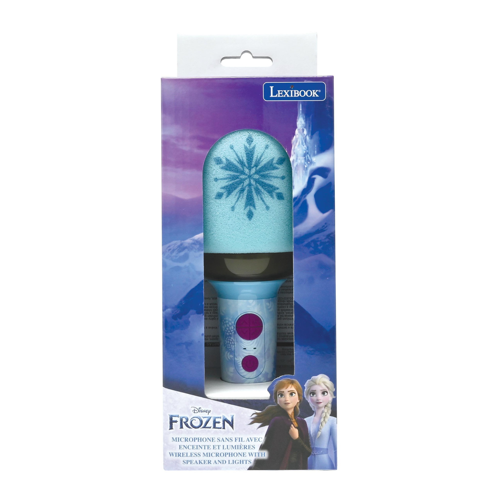 Voir la diapositive 4 : Lexibook Karaoke Microphone Bluetooth/Sans fil La reine des neiges avec effets sonores et lumineux