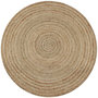 Voir la diapositive 1 : VIDAXL Tapis Jute tresse 150 cm rond