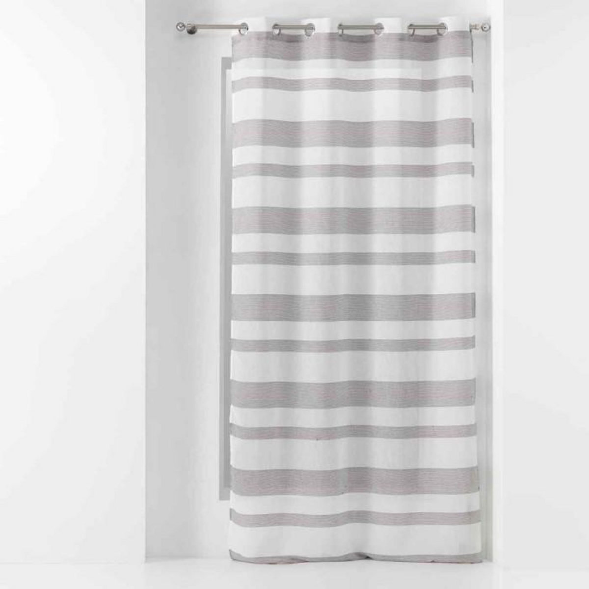 Paris Prix Rideau Voilage à Œillets  Palerma  140x280cm Blanc