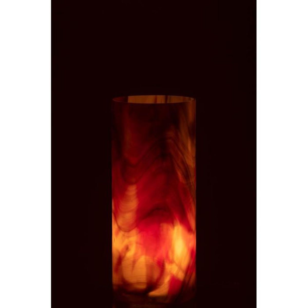 Paris Prix Photophore Imprimé en Verre  Arti  35cm Marron