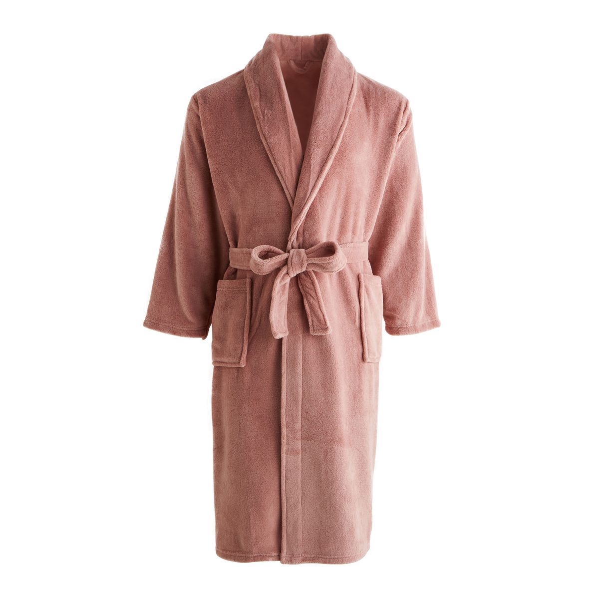 ACTUEL Peignoir en microfibre uni 