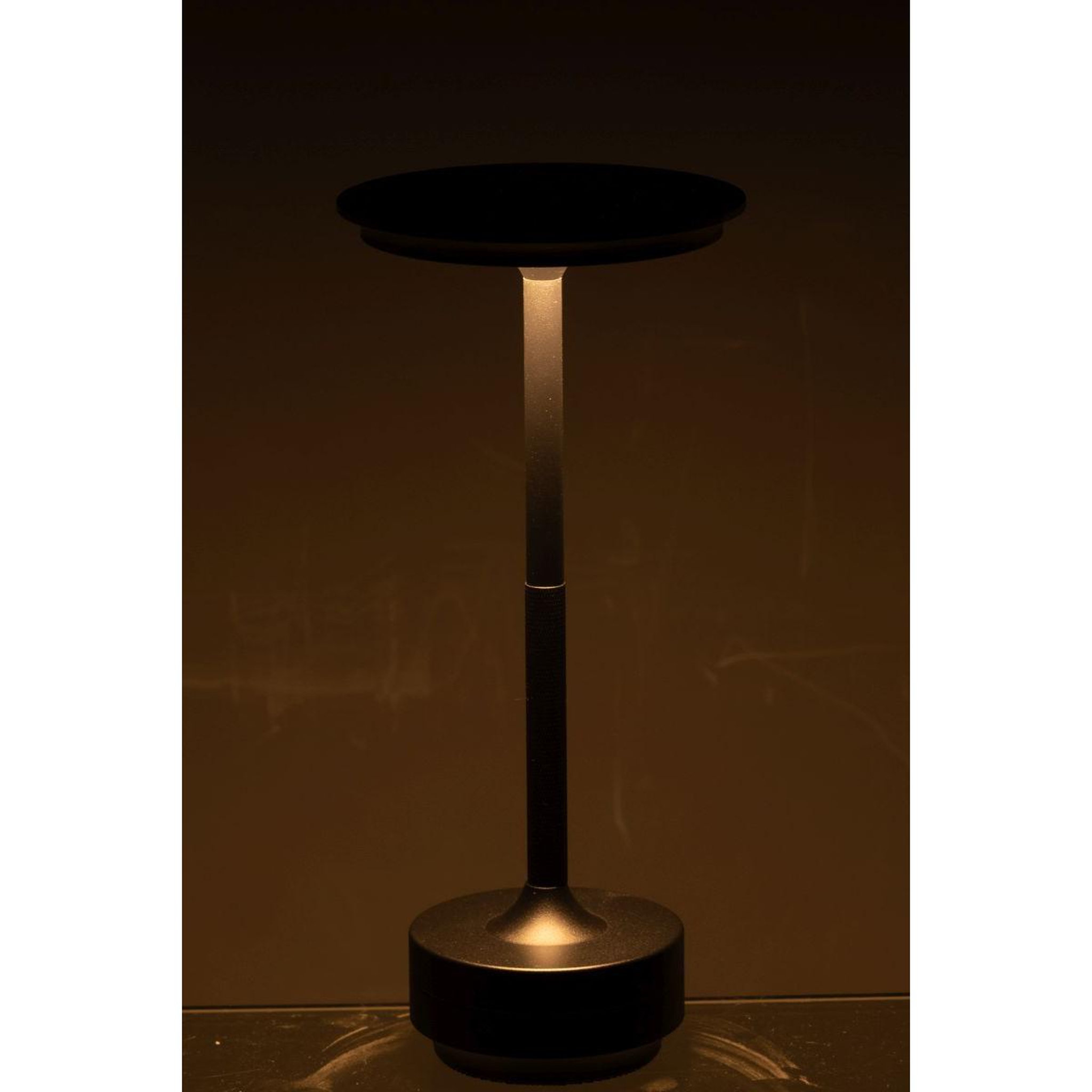 Voir la diapositive 6 : J-LINE Lampe à poser à led  touch  27cm noir