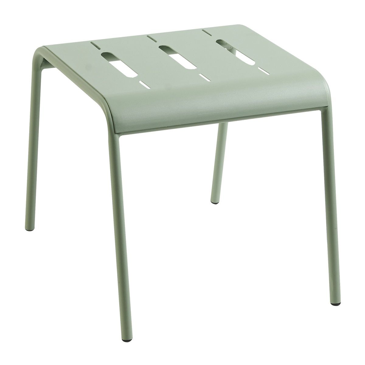 GARDENSTAR Salon bas de jardin - 4 places - Acier - Vert pâle