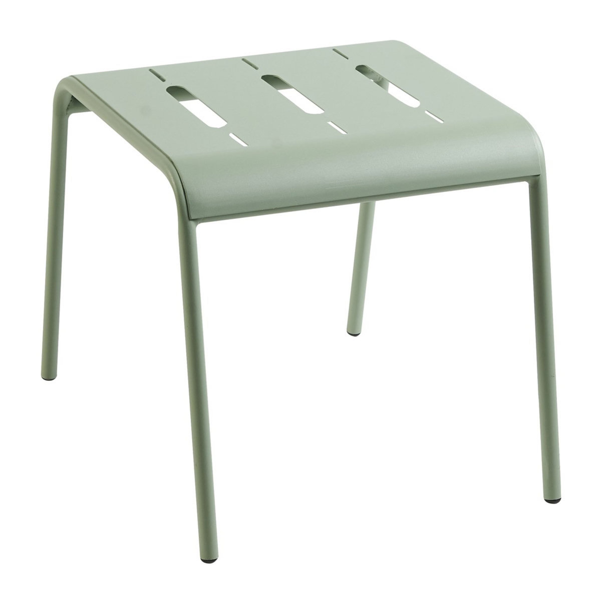 GARDENSTAR Salon bas de jardin - 4 places - Acier - Vert pâle