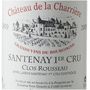 Voir la diapositive 2 : Domaine Yves Girardin Château de la Charrière Clos Rousseau Santenay Rouge 