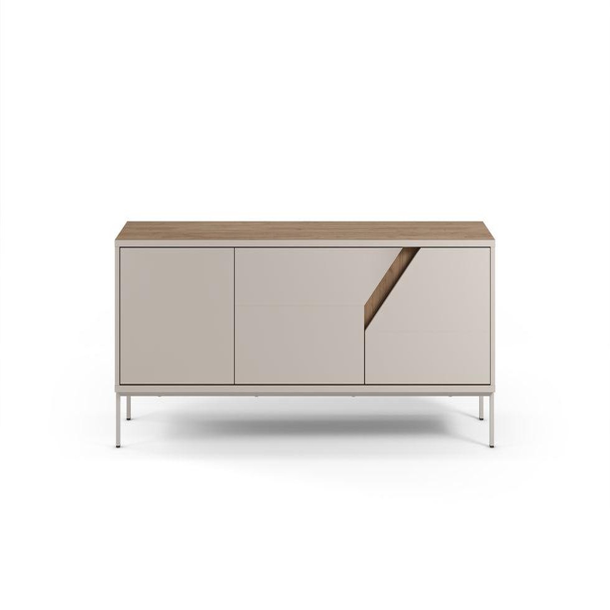 CASANOVA PARIS Dalia - meuble tv 150cm en mélamine - beige