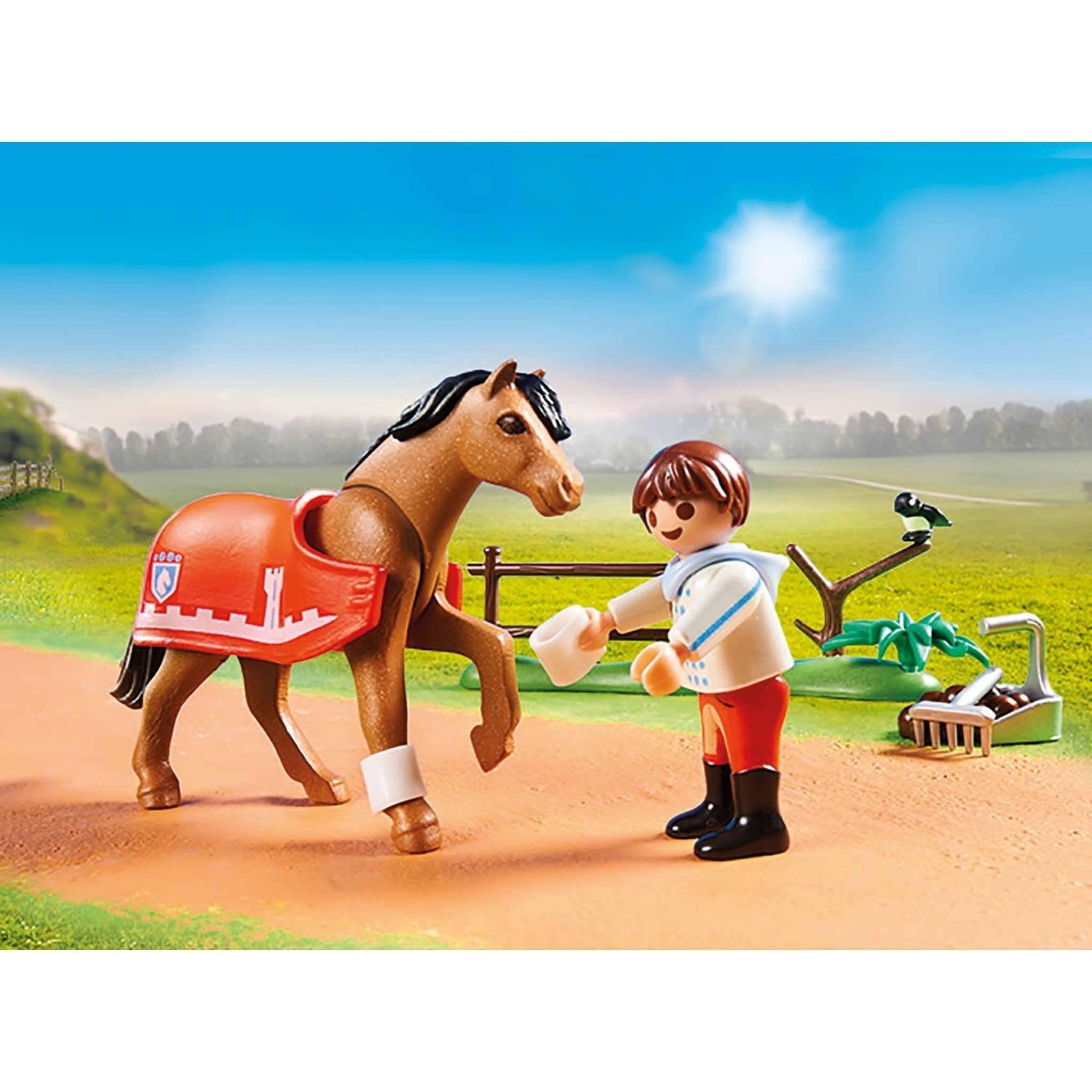 Voir la diapositive 3 : PLAYMOBIL Country Poney de collection du Connemara
