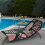 Voir la diapositive 6 : Sensei Maison Serviette de plage velours 100x180 cm TROPICAL
