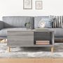 Voir la diapositive 3 : VIDAXL Table basse sonoma gris 80x80x36,5 cm bois d'ingenierie