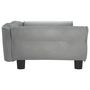 Voir la diapositive 4 : VIDAXL Lit pour chien gris clair 95x55x30 cm velours