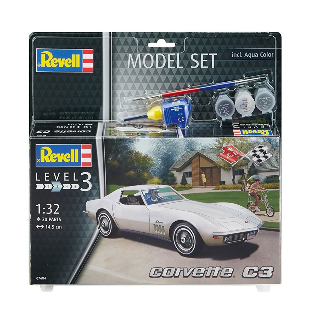 Revell Maquette voiture Model Set : Corvette C3 pas cher 